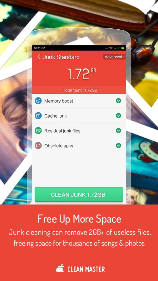 ung dung clean-master cho android
